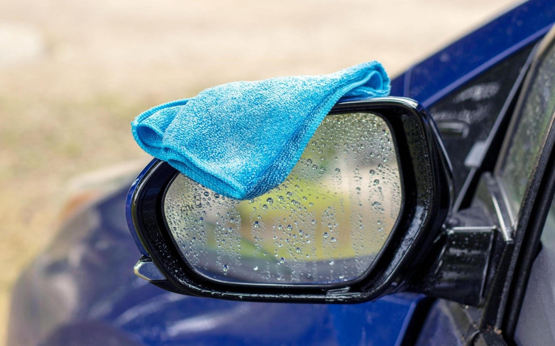 car wash mirror clean micro fiber cloth carcarez product carcarez blog
