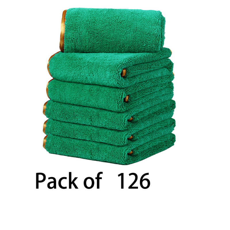 Wholesale: 126 Pcs Long/Short Hair Microfiber Towel (16"x24", 380GSM) - CarCarez Auto Detailing Products and Car Wash Supplies