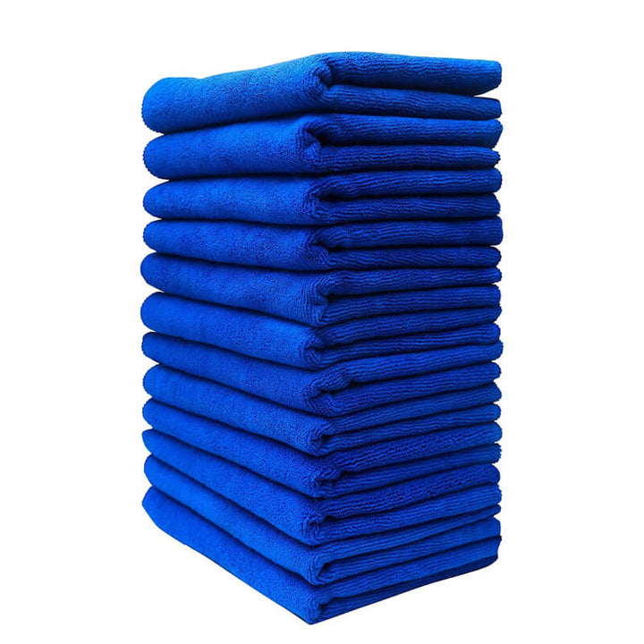 24 Pcs Wash & Dry Premium Microfiber Towel (16"x16", 380GSM) - CarCarez Auto Detailing Products and Car Wash Supplies