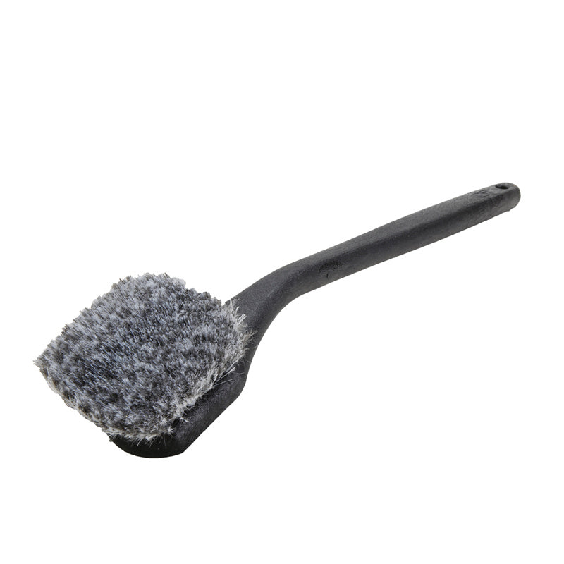 Long Handle Feathered Bristle Angled Scrub Brush - CarCarez Auto Detailing Products and Car Wash Supplies