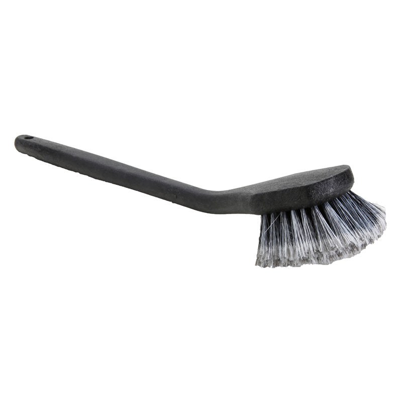 Long Handle Feathered Bristle Angled Scrub Brush - CarCarez Auto Detailing Products and Car Wash Supplies