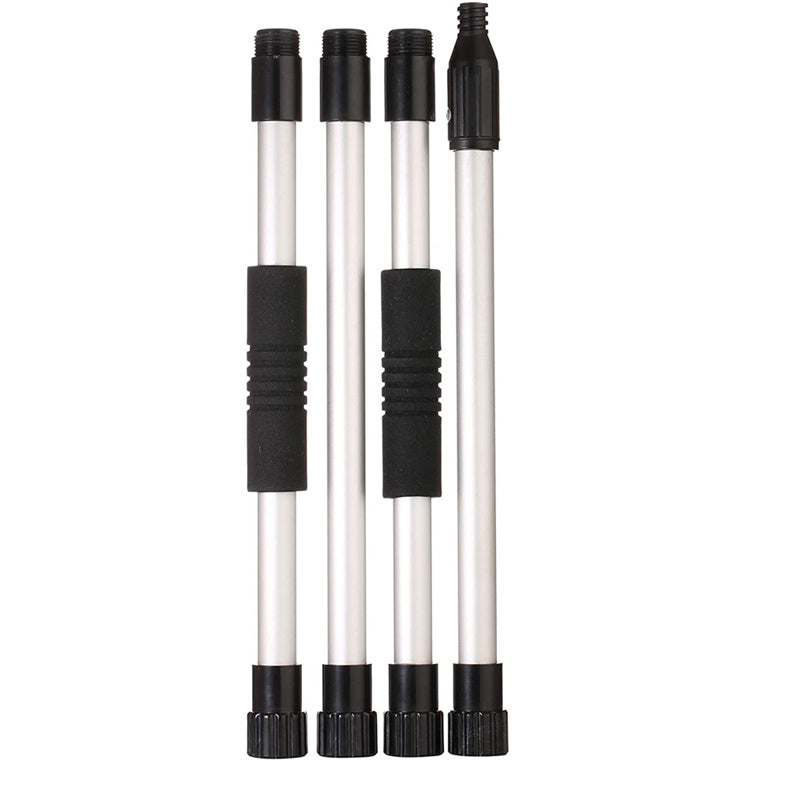 12" Flow-Thru Brush Head w. Adjustable Pole & On/Off Switch (1.3'-5 ft. Extension) - CarCarez Auto Detailing Products and Car Wash Supplies