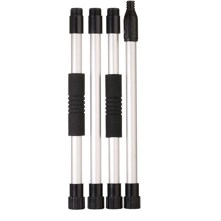 12" Flow-Thru Brush Head w. Adjustable Pole & On/Off Switch (1.3'-5 ft. Extension) - CarCarez Auto Detailing Products and Car Wash Supplies