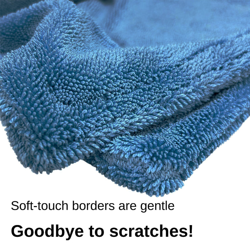 Twisted Loop Microfiber Drying Towel, 1200 GSM, 16"x24" - CarCarez Auto Detailing Products and Car Wash Supplies