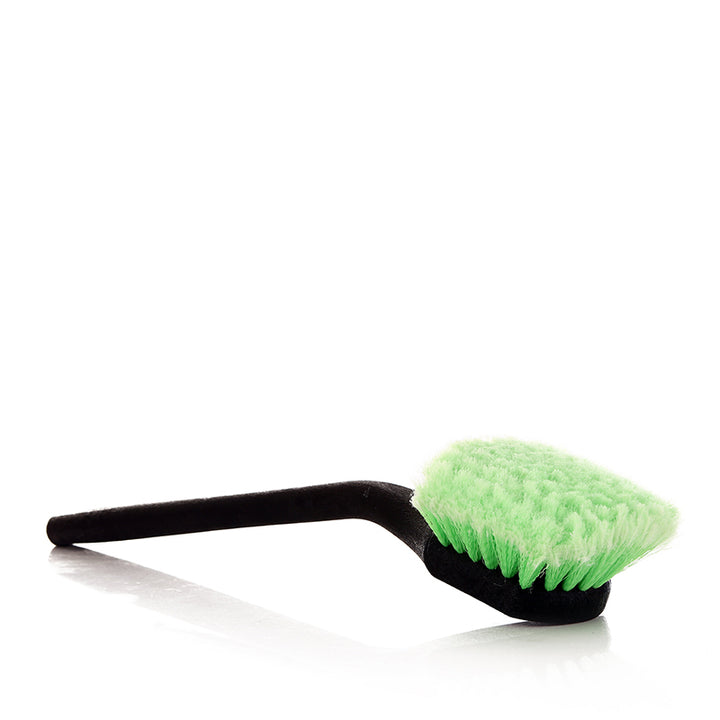 Long Handle Feathered Bristle Angled Scrub Brush - CarCarez Auto Detailing Products and Car Wash Supplies