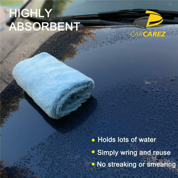 24 Pcs Edgeless Coral Fleece Microfiber Towel (16"x16", 450GSM, ) - CarCarez Auto Detailing Products and Car Wash Supplies