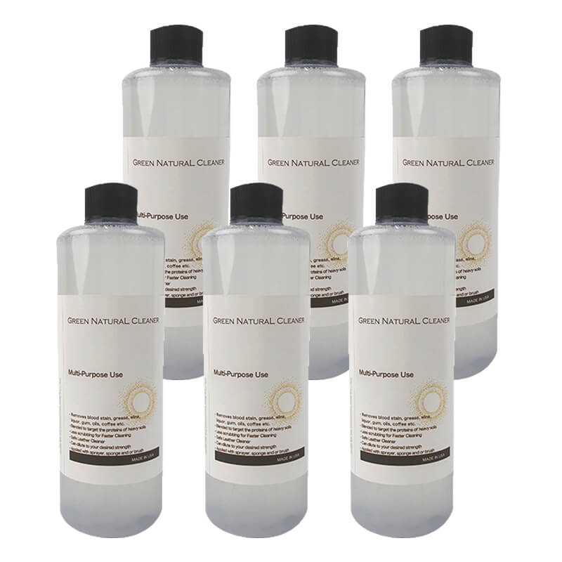 6 Bottles Green Natural Cleaner 16 oz - CarCarez Auto Detailing Products and Car Wash Supplies