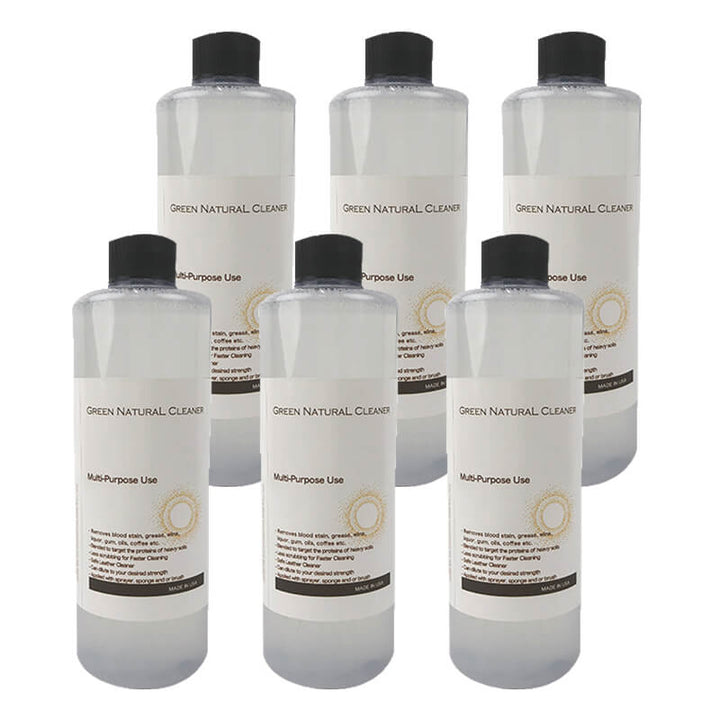 6 Bottles Green Natural Cleaner 16 oz - CarCarez Auto Detailing Products and Car Wash Supplies