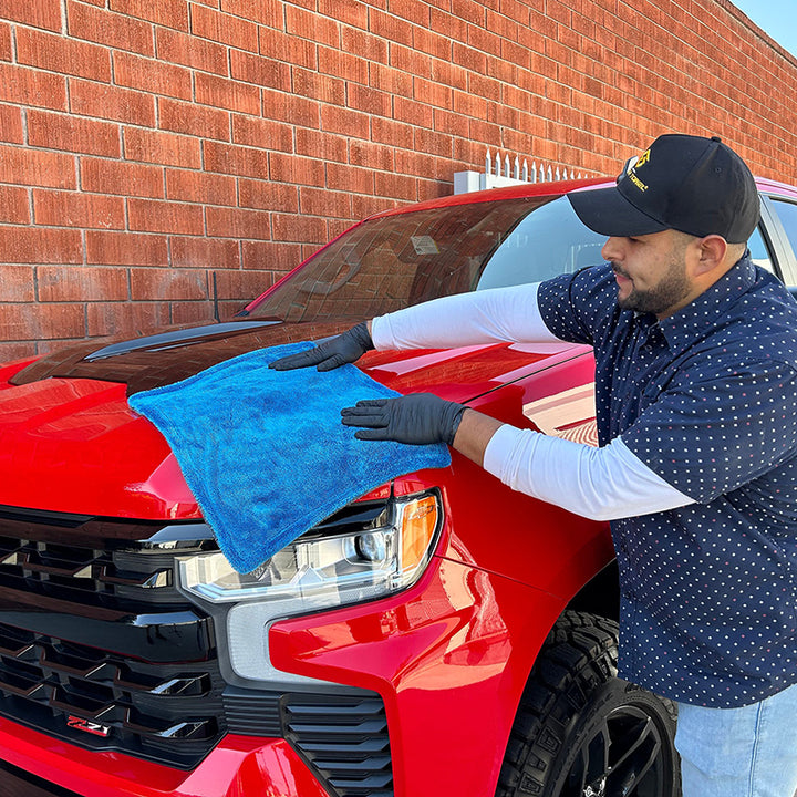 Twisted Loop Microfiber Drying Towel, 1200 GSM, 16"x24" - CarCarez Auto Detailing Products and Car Wash Supplies