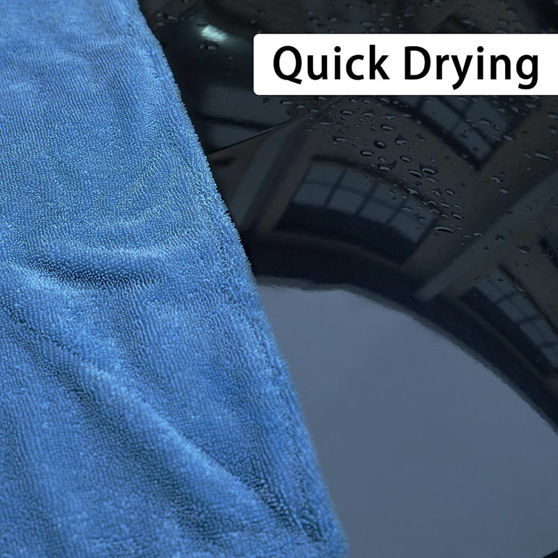 Twisted Loop Microfiber Drying Towel, 1200 GSM, 16"x24" - CarCarez Auto Detailing Products and Car Wash Supplies
