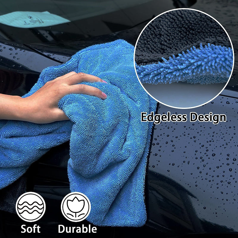 Twisted Loop Microfiber Drying Towel, 1200 GSM, 16"x24" - CarCarez Auto Detailing Products and Car Wash Supplies