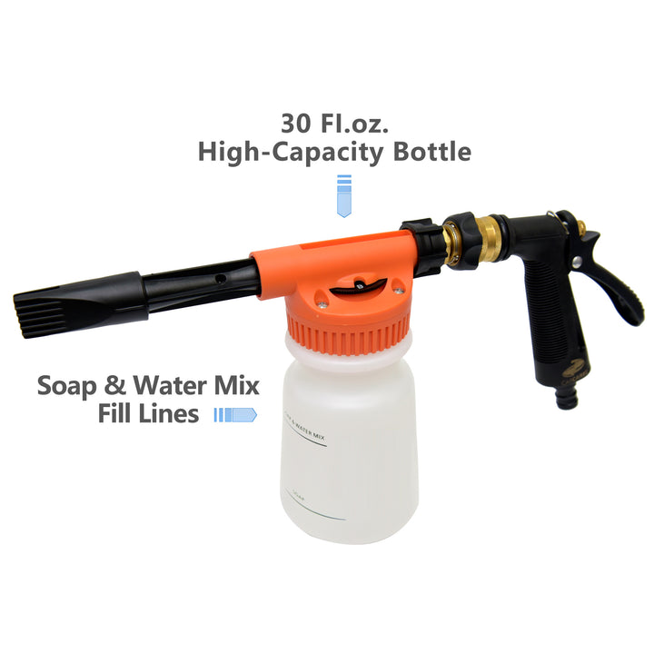 Multi-Purpose Foam Gun w. 900ml Bottle - CarCarez Professional Auto Detailing and Cleaning Products