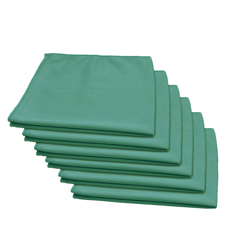 Glass & Mirror Microfiber Towel (16"x16", 290GSM, Pack of 6) - CarCarez Auto Detailing Products and Car Wash Supplies