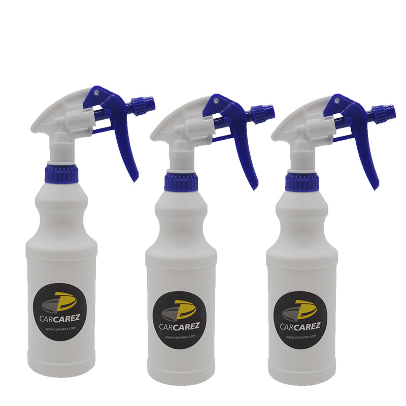 Heavy Duty Trigger Sprayer w. 16oz Bottle (Pack of 3) - CarCarez Auto Detailing Products and Car Wash Supplies