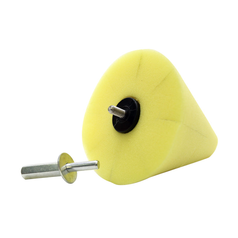 Foam Power Cone Wheel Polisher (Pack of 2) - CarCarez Professional Auto Detailing and Cleaning Products