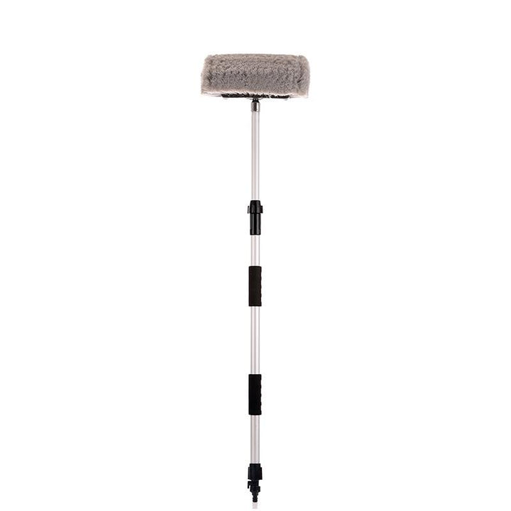 10"/12" Flow-Thru Brush w. Telescopic Pole & On/Off Selector (3.4'-6 ft. Extension) - CarCarez Auto Detailing Products and Car Wash Supplies