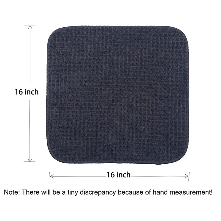 Waffle Weave Microfiber Towel (16"x16", 400GSM, Pack of 12) - CarCarez Auto Detailing Products and Car Wash Supplies