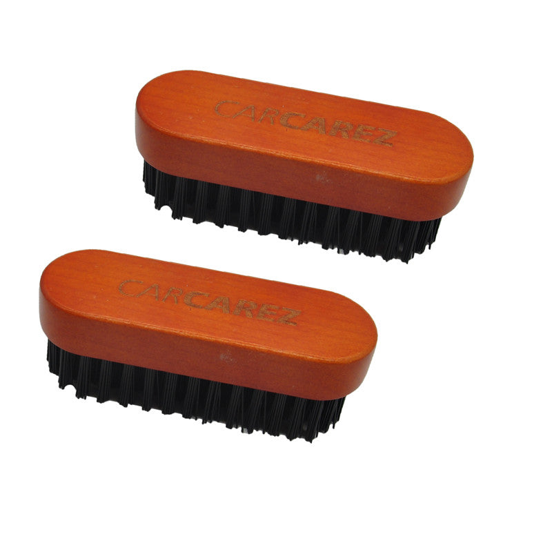 Premium Leather & Textile Detailing Brush (Upholstery, Carpet, Pigmented Leather, Alcantara & More) - CarCarez Auto Detailing Products and Car Wash Supplies