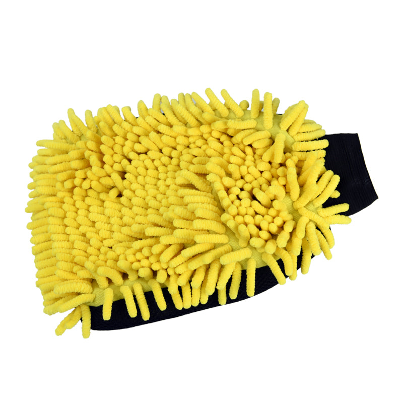 3-in-1 Microfiber & Chenille Wash Mitt (Pack of 1) - CarCarez Professional Auto Detailing and Cleaning Products
