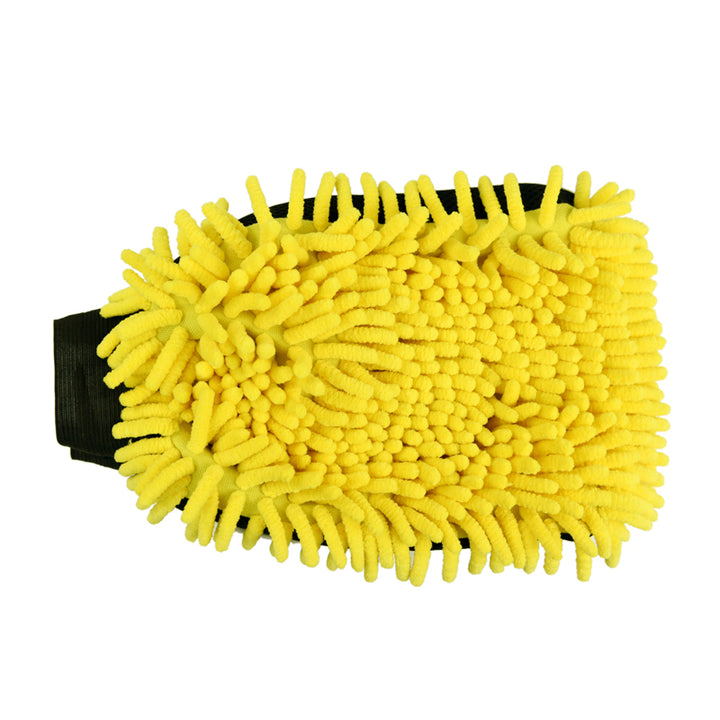 3-in-1 Microfiber & Chenille Wash Mitt (Pack of 1) - CarCarez Professional Auto Detailing and Cleaning Products