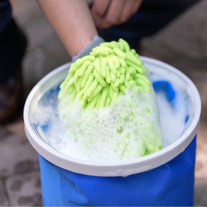 Magic Touch Chenille Wash Mitt (Pack of 2) - CarCarez Professional Auto Detailing and Cleaning Products