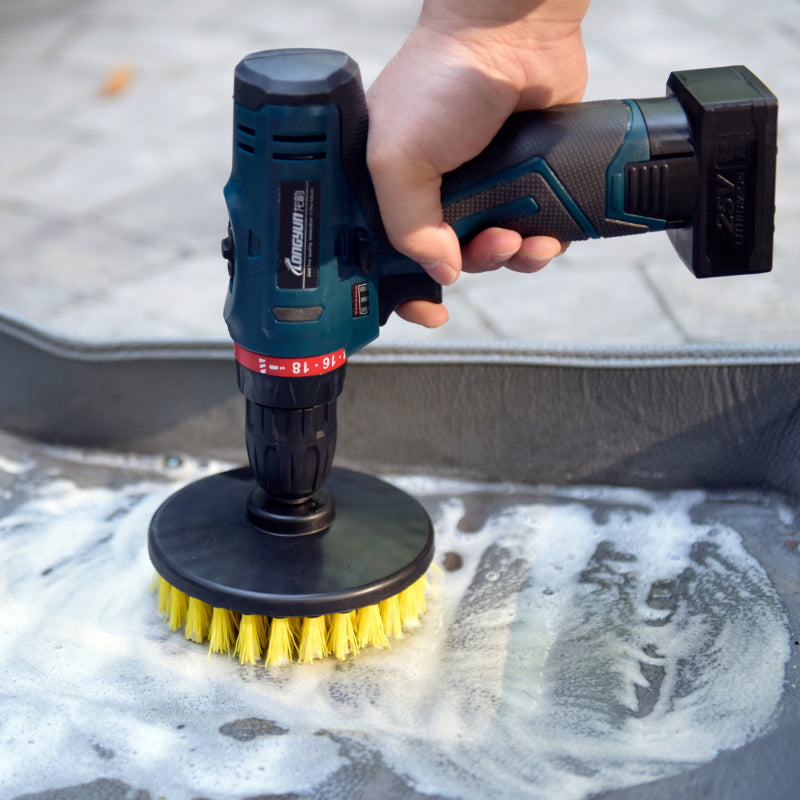 5" Rotary Carpet Power Brush (Single Head) - CarCarez Professional Auto Detailing and Cleaning Products