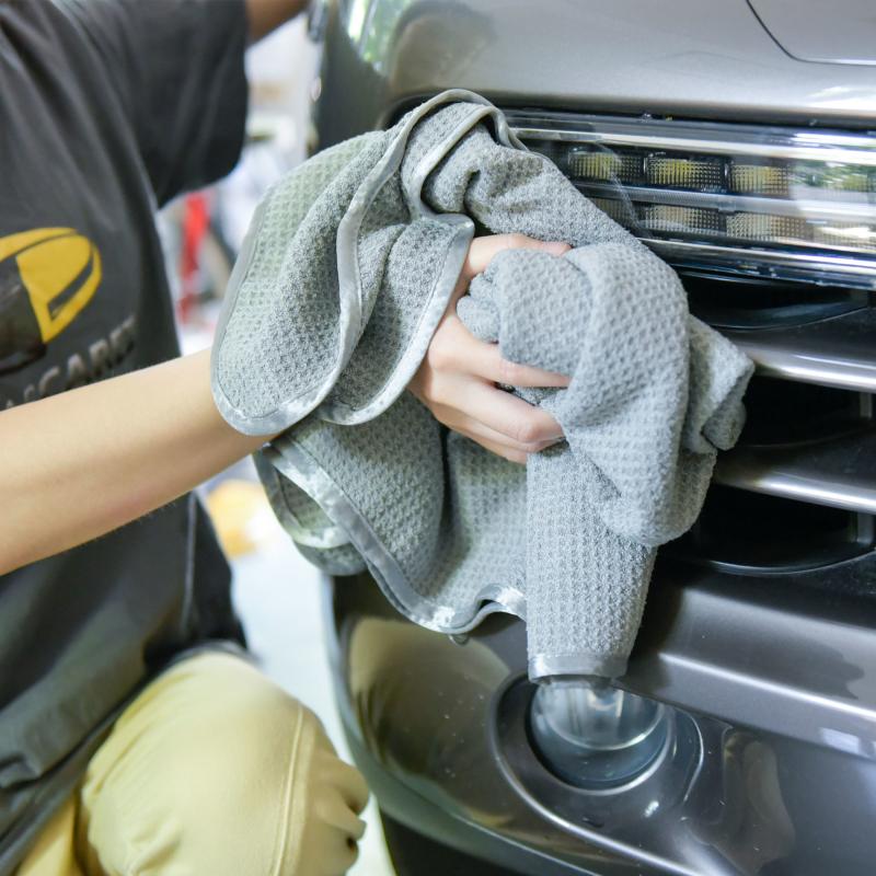 Waffle Weave Microfiber Towel (25"x36", 380GSM, Pack of 1) - CarCarez Professional Auto Detailing and Cleaning Products