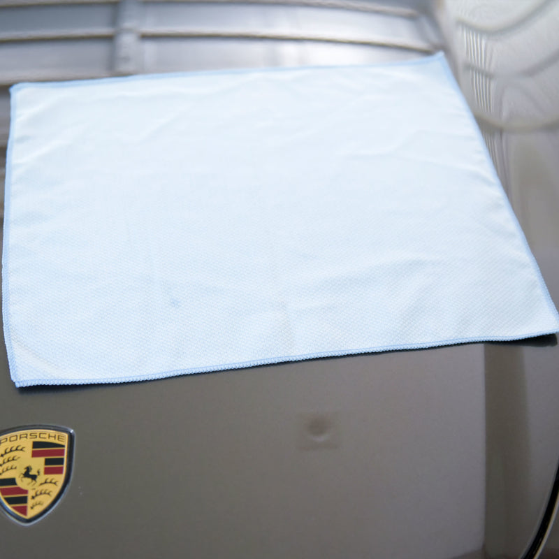 Diamond Weave Microfiber Glass Cleaning Towel (14"x18", 260GSM, Pack of 6) - CarCarez Professional Auto Detailing and Cleaning Products