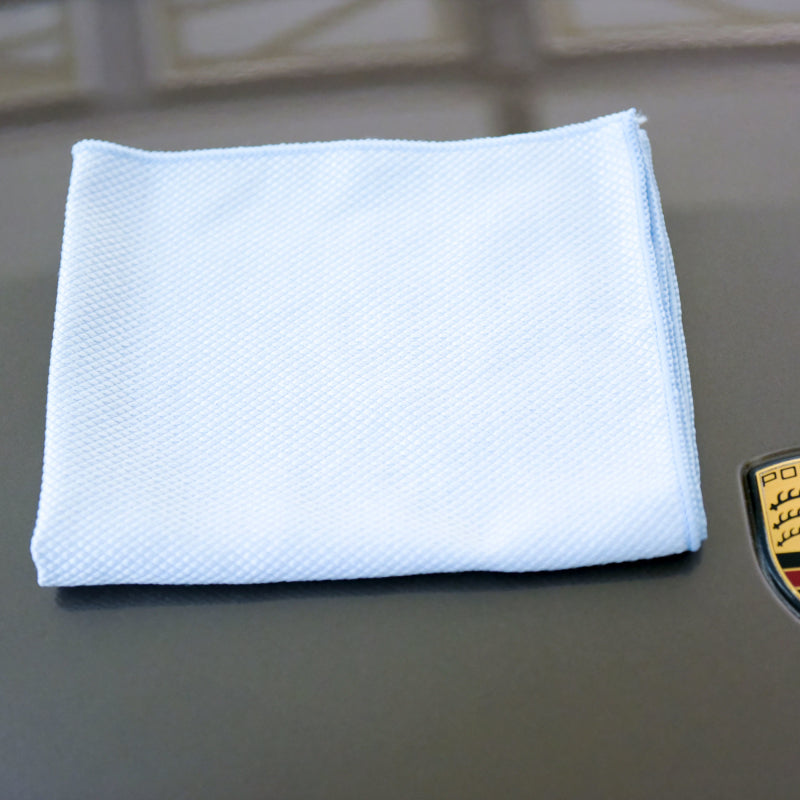 Diamond Weave Microfiber Glass Cleaning Towel (14"x18", 260GSM, Pack of 6) - CarCarez Professional Auto Detailing and Cleaning Products