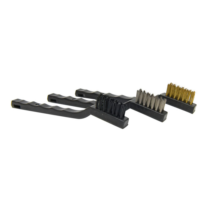 Wire Detailing Brush Set (Brass, Nylon, & Stainless Steel) - CarCarez Professional Auto Detailing and Cleaning Products