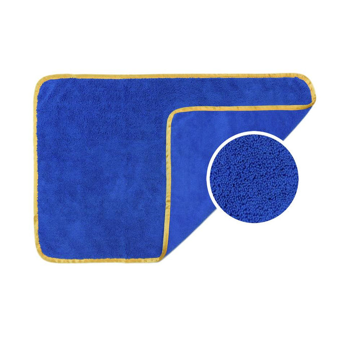 Long/Short Hair Microfiber Towel (16"x24", 380GSM, Pack of 4) - CarCarez Professional Auto Detailing and Cleaning Products