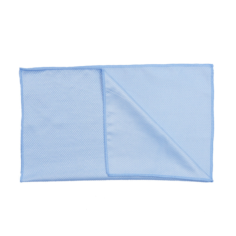 Diamond Weave Microfiber Glass Cleaning Towel (14"x18", 260GSM, Pack of 6) - CarCarez Professional Auto Detailing and Cleaning Products