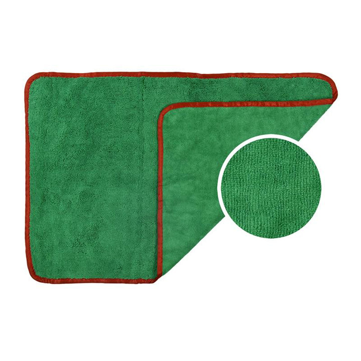 Long/Short Hair Microfiber Towel (16"x24", 380GSM, Pack of 4) - CarCarez Professional Auto Detailing and Cleaning Products