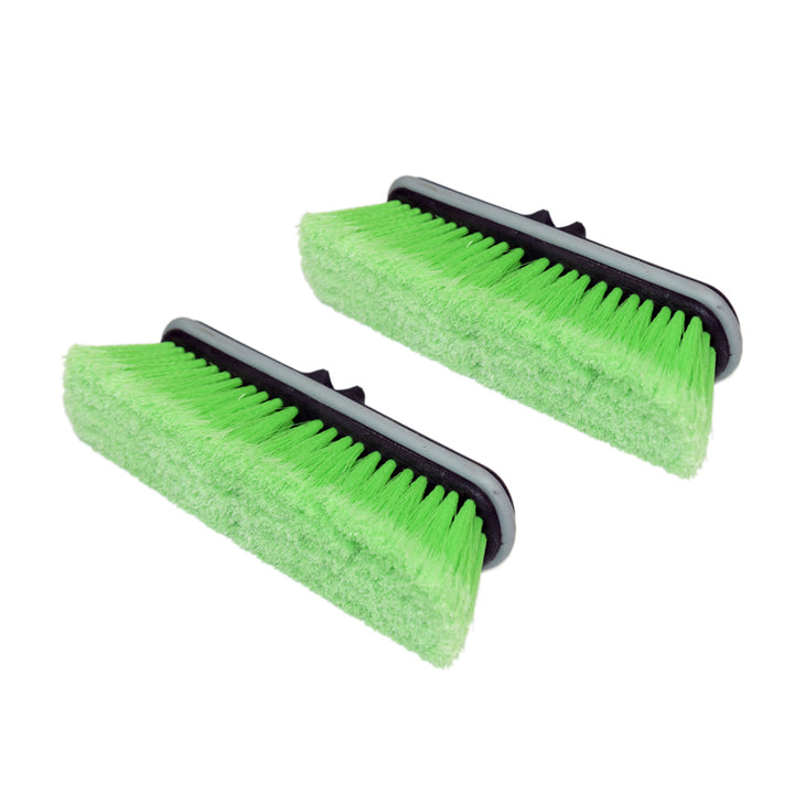 10" Feathered Flow-Thru Brush Head - CarCarez Auto Detailing Products and Car Wash Supplies