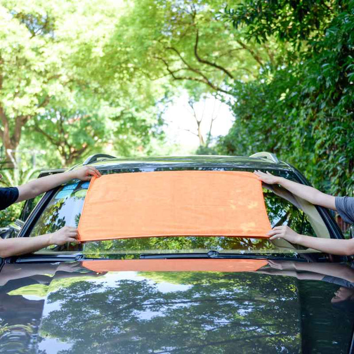 Long/Short Hair Microfiber Towel (25"x36", 500GSM, Pack of 1) - CarCarez Professional Auto Detailing and Cleaning Products