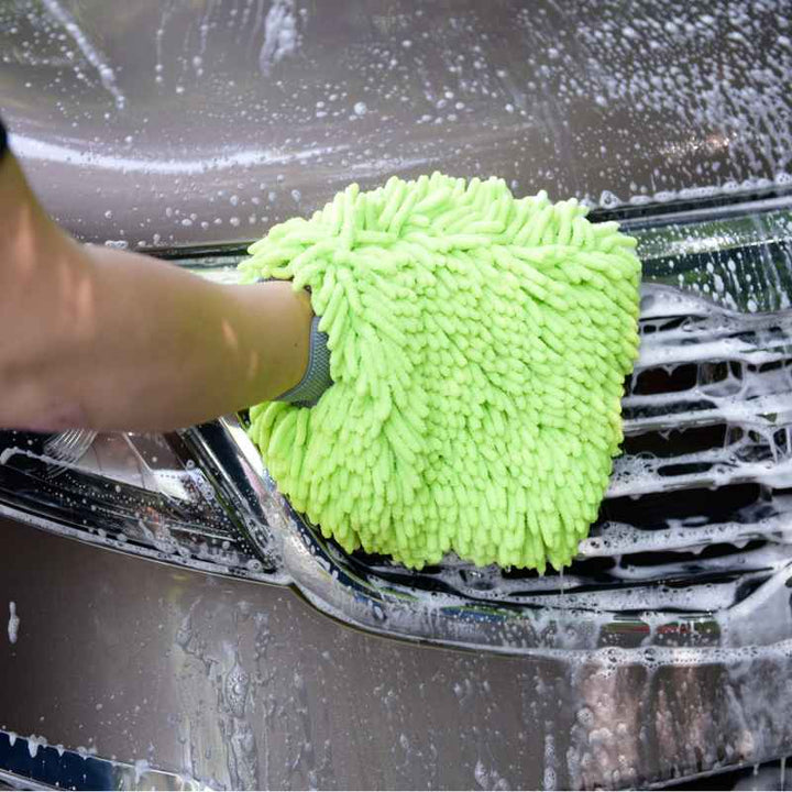 Magic Touch Chenille Wash Mitt (Pack of 1) - CarCarez Auto Detailing Products and Car Wash Supplies