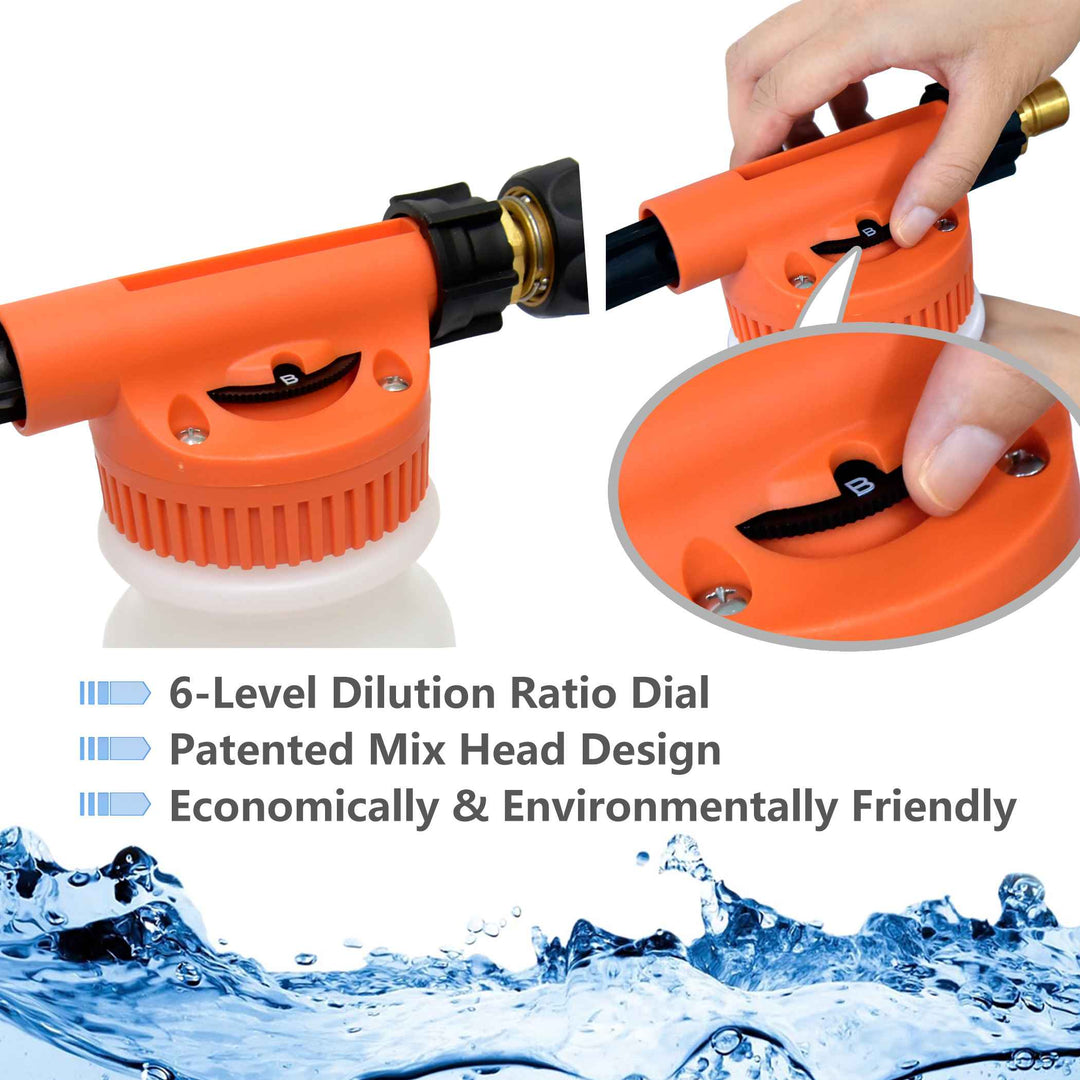 Multi-Purpose Foam Gun w. 900ml Bottle - CarCarez Professional Auto Detailing and Cleaning Products