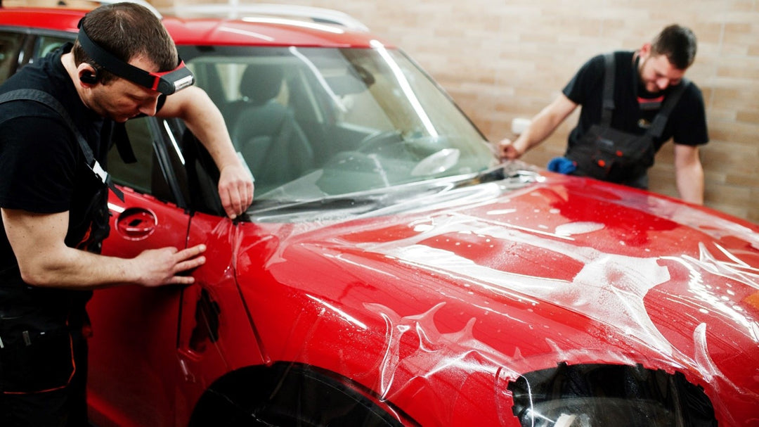 Protecting Red Car Paint with Carcarez Product