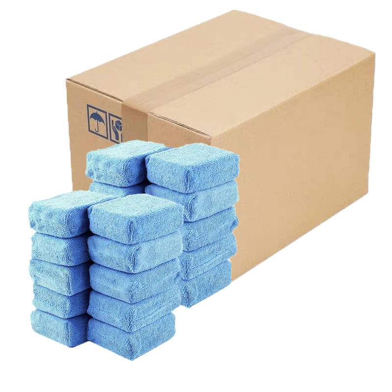 180 Pcs/CTN Microfiber Applicator Pad - CarCarez Auto Detailing Products and Car Wash Supplies
