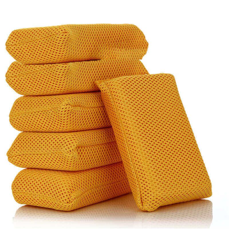 Microfiber Bug Scrubber Sponge (Pack of 6) - CarCarez Auto Detailing Products and Car Wash Supplies