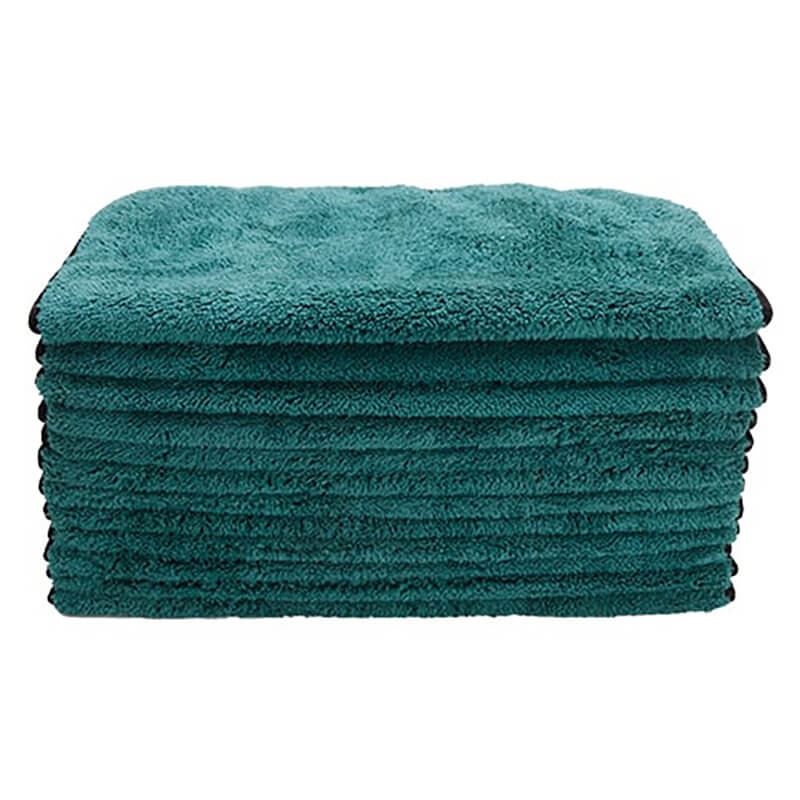 120 Pcs Royal Coral Fleece Microfiber Towel (16"x16", 880GSM) - CarCarez Auto Detailing Products and Car Wash Supplies