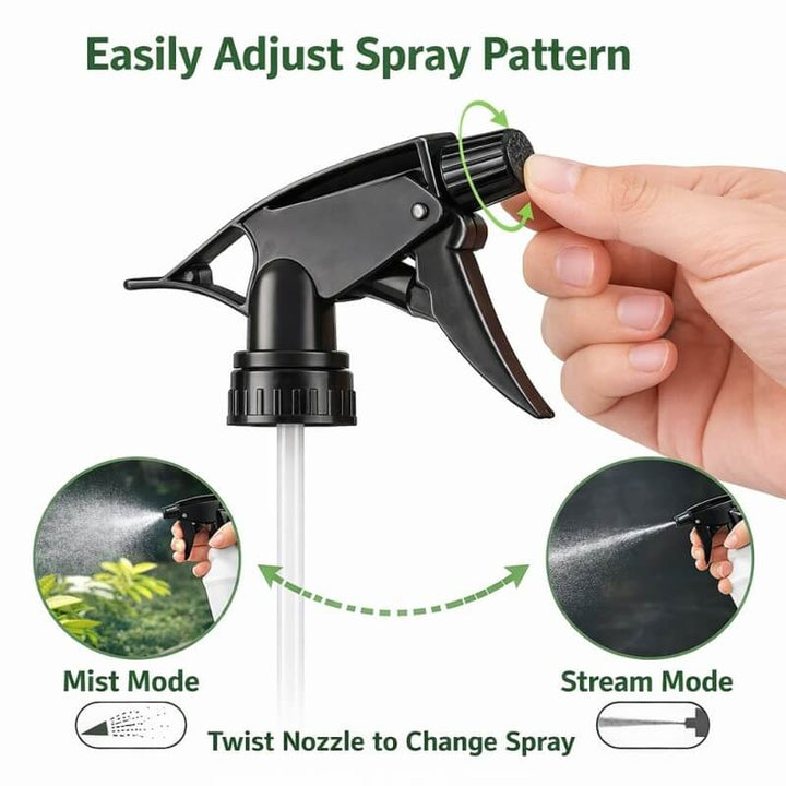 Heavy Duty Trigger Sprayer w. 16oz Bottle( Pack of 3)