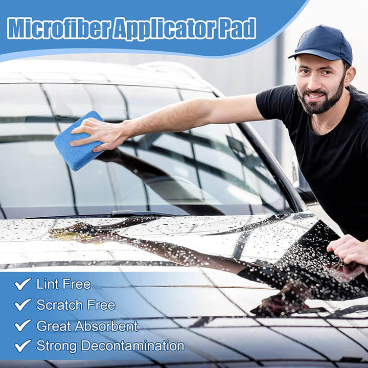 Professional Microfiber Applicator Pad (Pack of 10) - CarCarez Auto Detailing Products and Car Wash Supplies