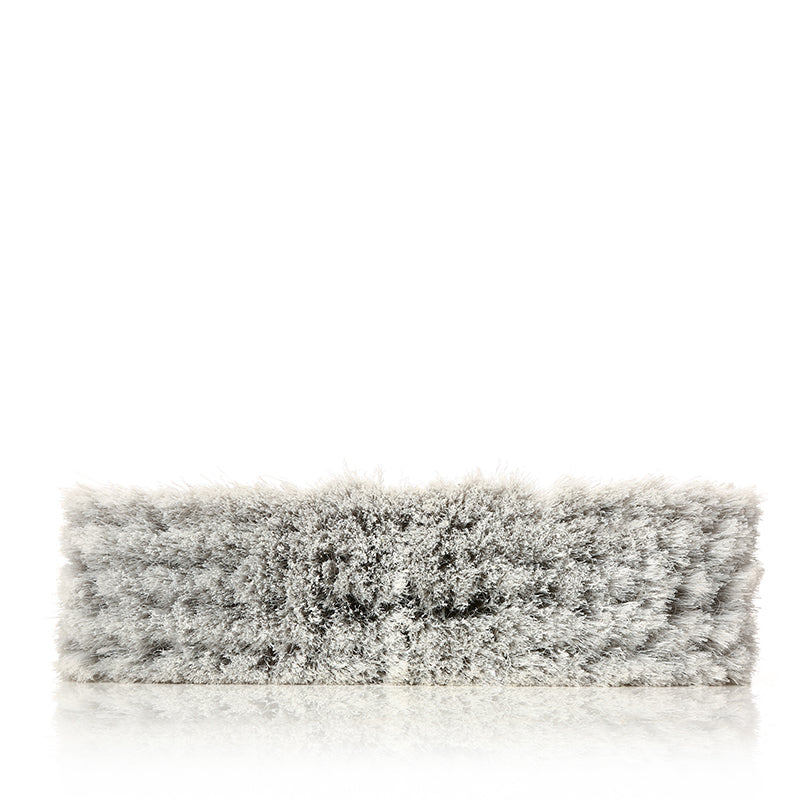 10" Feathered Flow-Thru Brush Head gray - CarCarez Auto Detailing Products and Car Wash Supplies