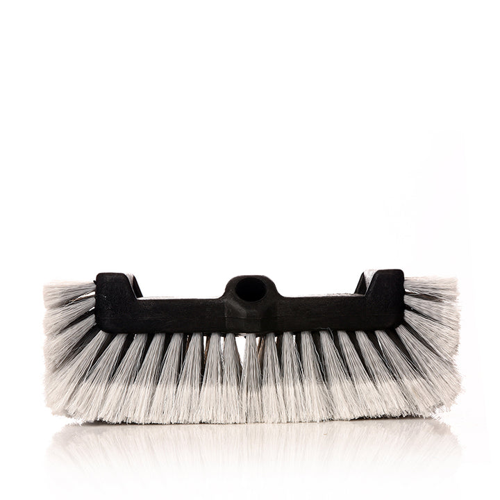 10" Feathered Flow-Thru Brush Head gray - CarCarez Auto Detailing Products and Car Wash Supplies