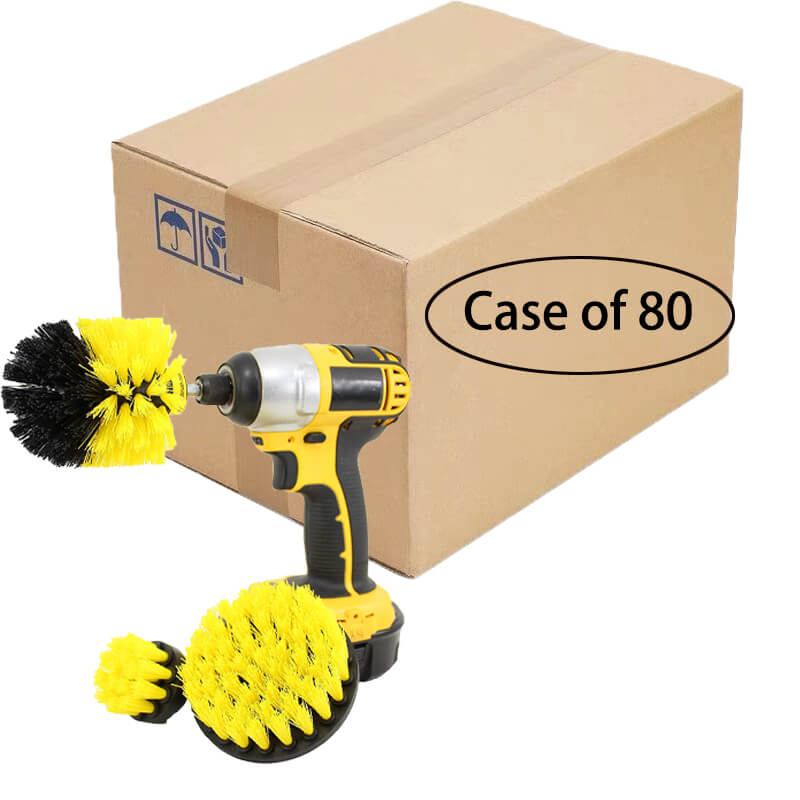 80 Pcs All Purpose Power Scrubber Cleaning Kit - CarCarez Auto Detailing Products and Car Wash Supplies