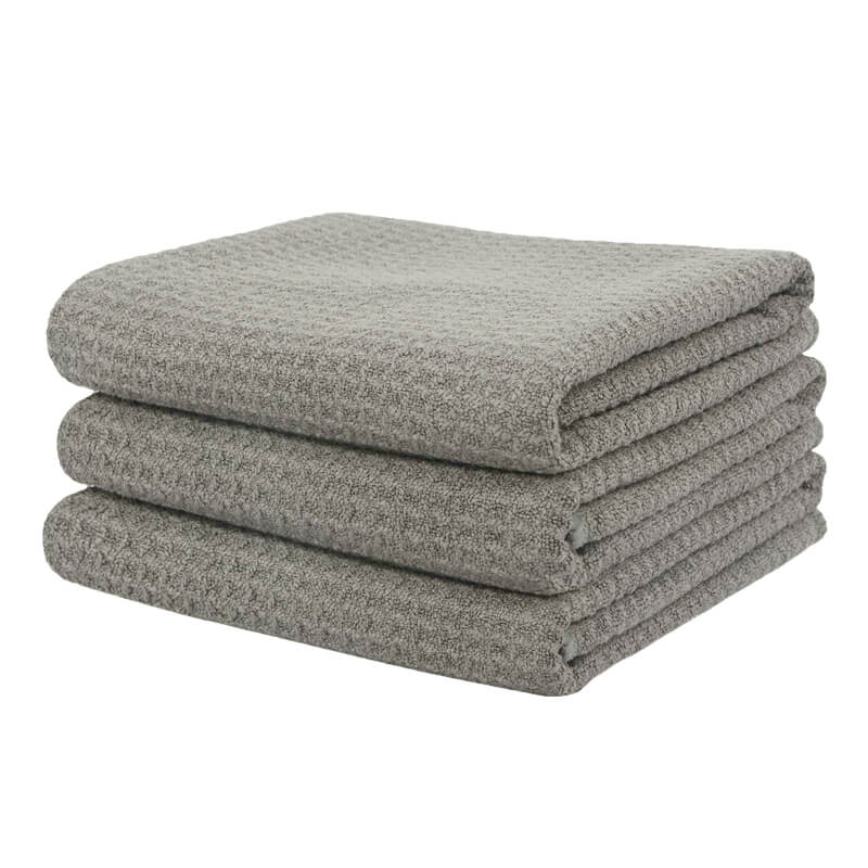Waffle Weave Microfiber Towel (16"x24", 380GSM, Pack of 120) - CarCarez Auto Detailing Products and Car Wash Supplies