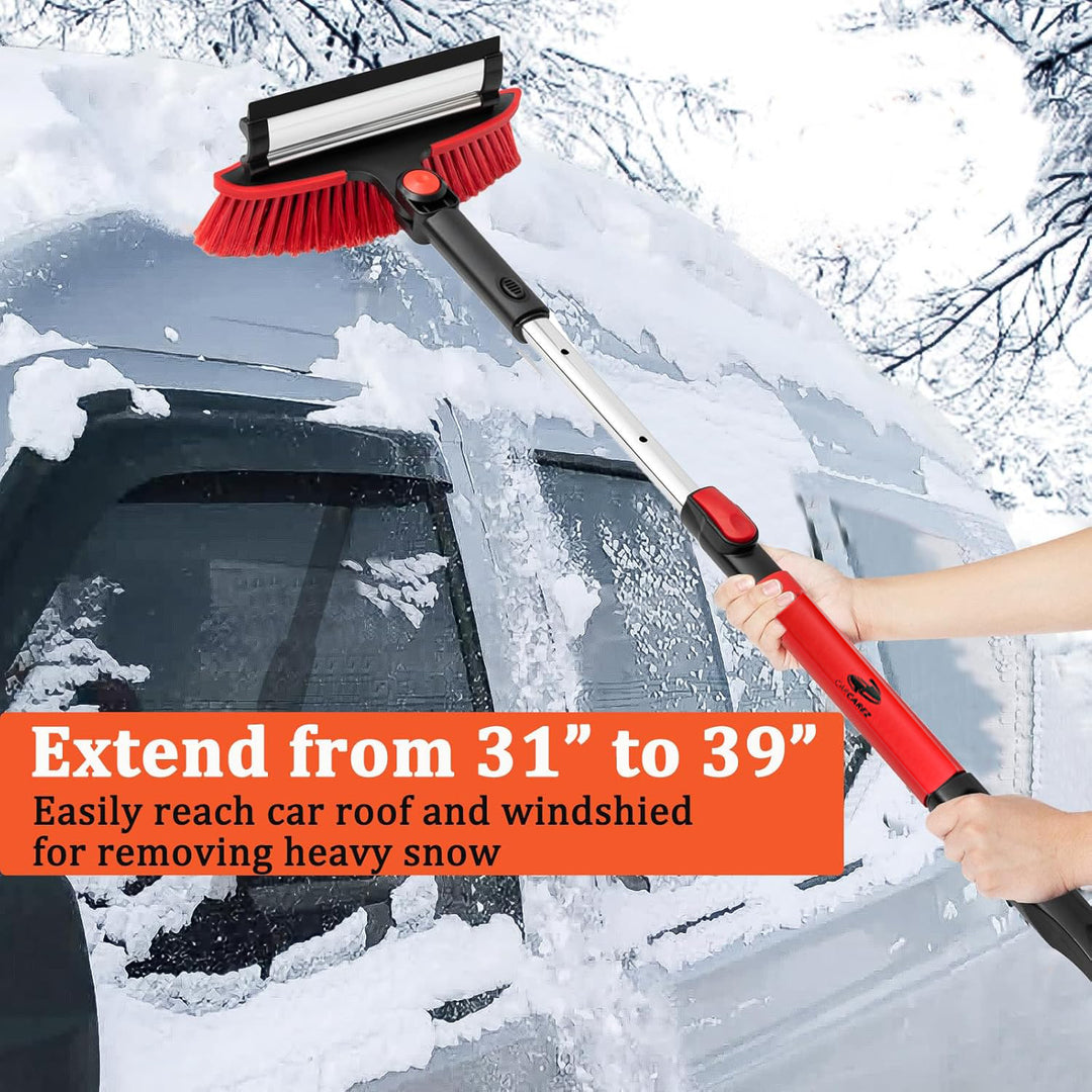 31"–39" Extendable Snow Removal Tool – The Ultimate 3-in-1 Winter Essential