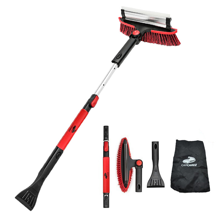 31"–39" Extendable Snow Removal Tool – The Ultimate 3-in-1 Winter Essential