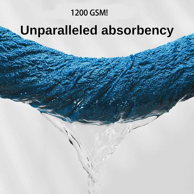 Twisted Loop Microfiber Drying Towel, 1200 GSM, 16"x24" - CarCarez Auto Detailing Products and Car Wash Supplies